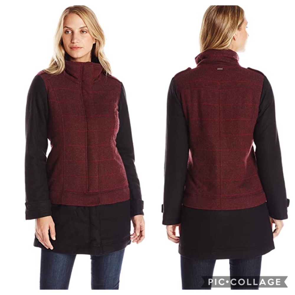 NWT Prana Women's Convertible Caprise Jacket in Redberry